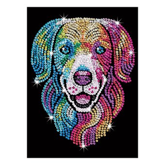 Kitfix Harlequin Hound Sequin Art Kit image number 5