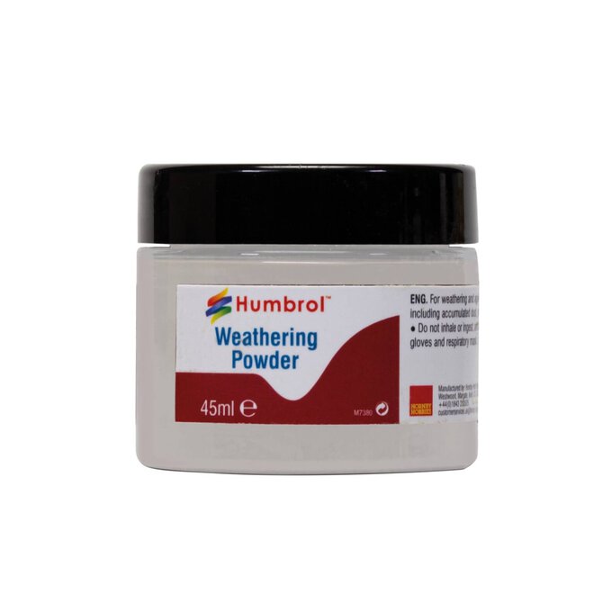 Humbrol White Weathering Powder 45ml  image number 1