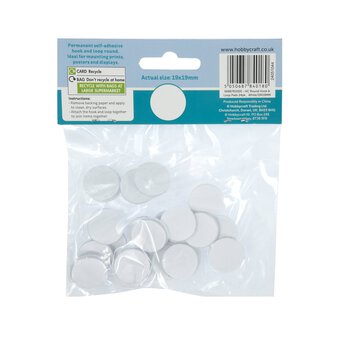 Round Hook and Loop Pads 19mm 24 Pack image number 4