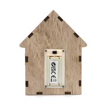 Wooden Printed Christmas House 15cm image number 4