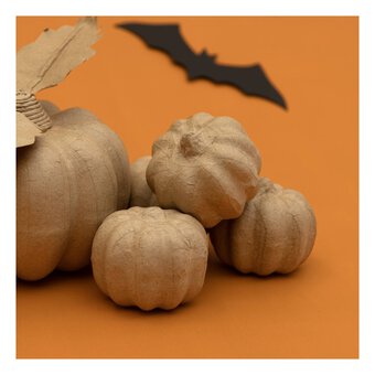 Mini Mache Pumpkins 4 Pack