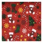 Red Festive Felt Roll 28cm x 2m image number 7