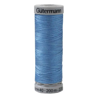 Gutermann Blue Sulky Rayon 40 Weight Thread 200m (1029)