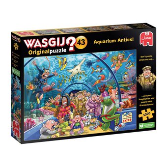 Wasgij Original 43 Aquarium Antics Jigsaw Puzzle 1000 Pieces