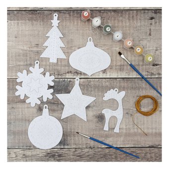 Paint Your Own Christmas Decorations Kit