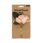 Single Pink Rose Pick 13cm image number 5