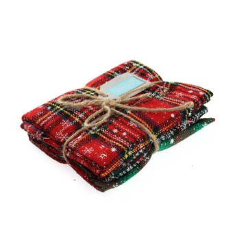 Red Tartan Fat Quarters 4 Pack image number 3