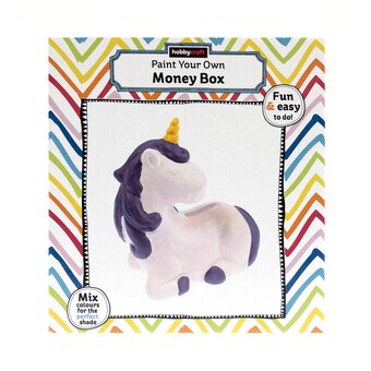 Paint Your Own Sitting Unicorn Money Box image number 4