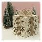 3D Wooden Box with Bow 18cm image number 1