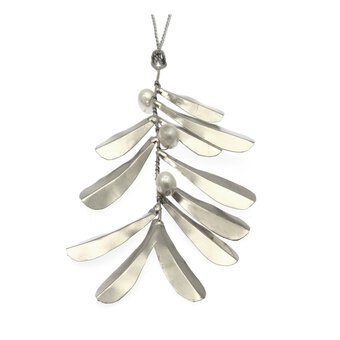 Metal Mistletoe Decoration 13.5cm  image number 2