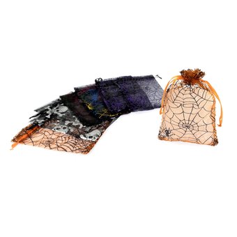 Halloween Organza Bags 8 Pack image number 3