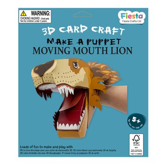 Make a Moving Mouth Lion Puppet Kit