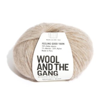 Wool and the Gang Seashell Beige Feeling Good 50g