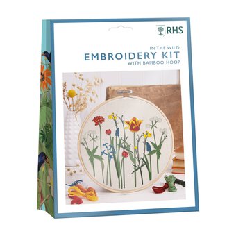RHS In The Wild Embroidery Kit 8 Inches 