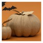 Mache Pumpkin with Leaves 26cm image number 1