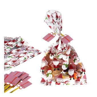 Santa Treat Bags 20 Pack