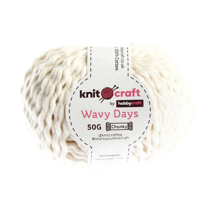 Knitcraft Beige Everyday Chunky Yarn 100g