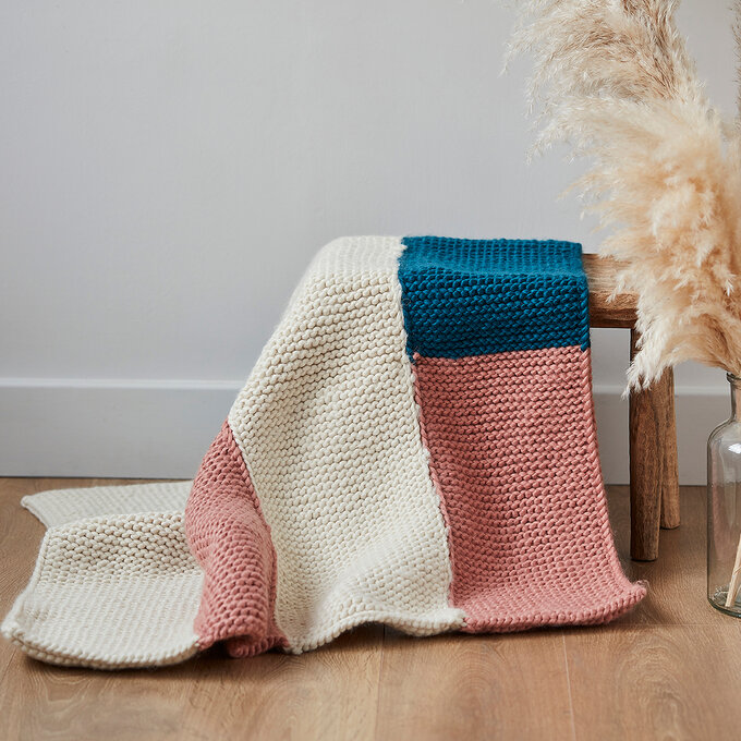 Mountain Brook Baby Blanket a Loom Knit Pattern 