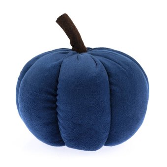 Navy Blue Plush Pumpkin 12cm