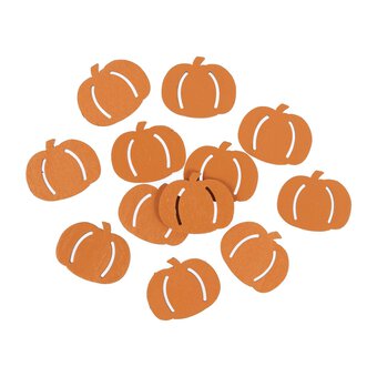 Wooden Pumpkin Scatter 12 Pack 