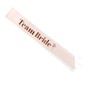 Pink and Rose Gold Team Bride Sashes 6 Pack  image number 1