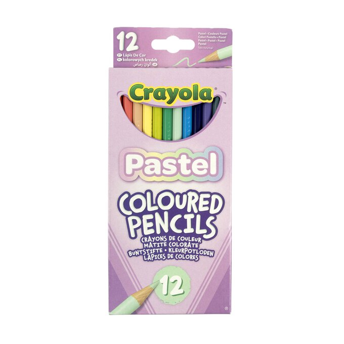 Crayola Pastel Coloured Pencils 12 Pack image number 1