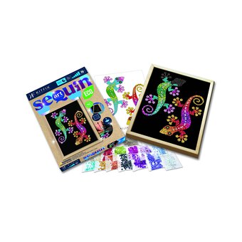 Kitfix Geckos Sequin Art Premium Kit image number 4