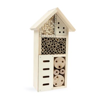 Wooden Insect House 13.5cm x 8.5cm x 26cm