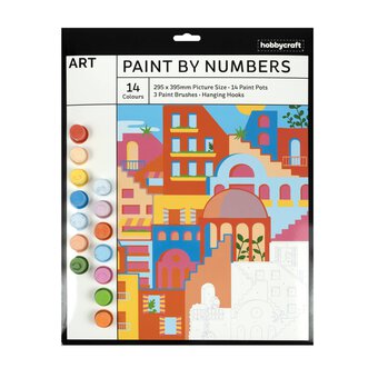 Vibrant Townhouse Paint by Numbers