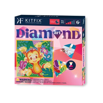 Kitfix Monkey Diamond Art