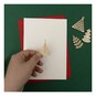 Etched Christmas Tree Wooden Toppers 4 Pack image number 2