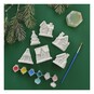 Paint Your Own Christmas Village Kit 6 Pieces image number 1