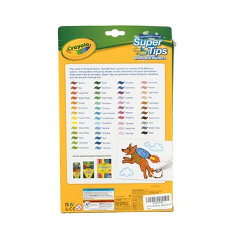 Crayola Supertips Washable Markers 50 Pack image number 5