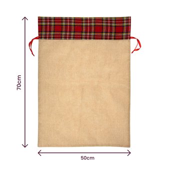 Christmas Jute Sack 70cm image number 4