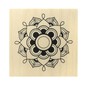 Mandala Wooden Stamp 5cm x 5cm image number 3