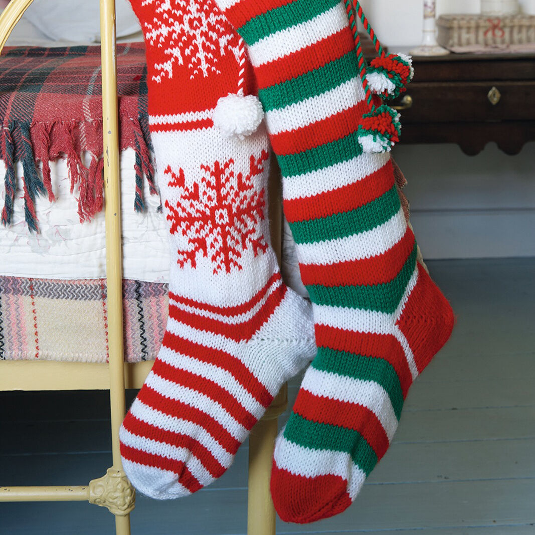 How to Knit a Christmas Stocking Hobbycraft