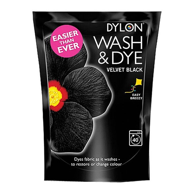 How black IS black fabric dye???  Dylon machine dyeing tutorial 