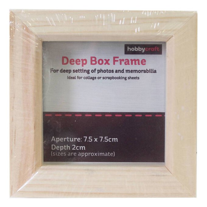 Pine Box Frame 7.5cm x 7.5cm image number 1