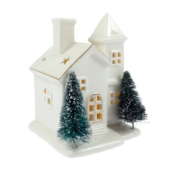 LED Ceramic Church 10cm