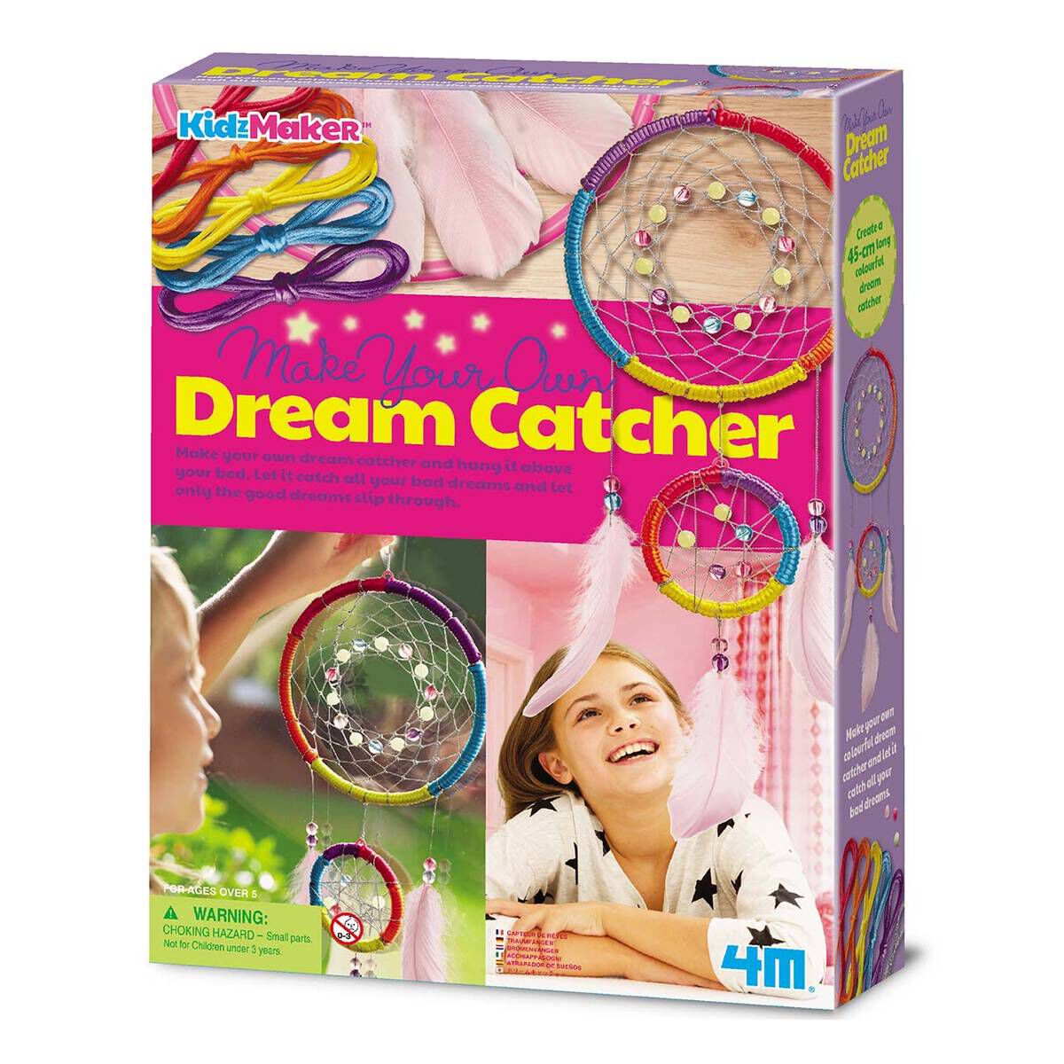 KidzMaker Make Your Own Dreamcatcher | Hobbycraft