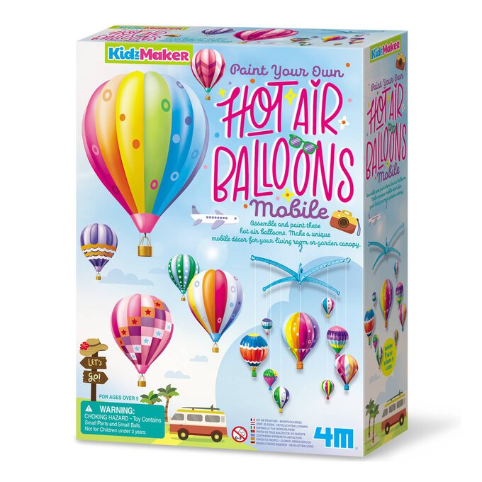 KidzMaker Paint Your Own Hot Air Balloons image number 1