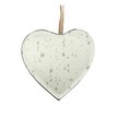 Vintage Mirror Heart Decoration 10cm