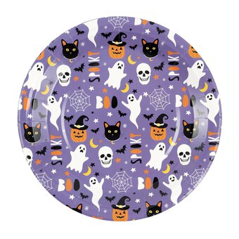 Halloween Paper Plates 8 Pack 