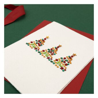 Christmas Tree Gem Stickers 4 Pack