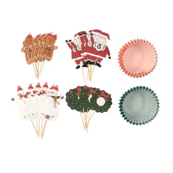 Christmas Cupcake Kit 24 Pack 