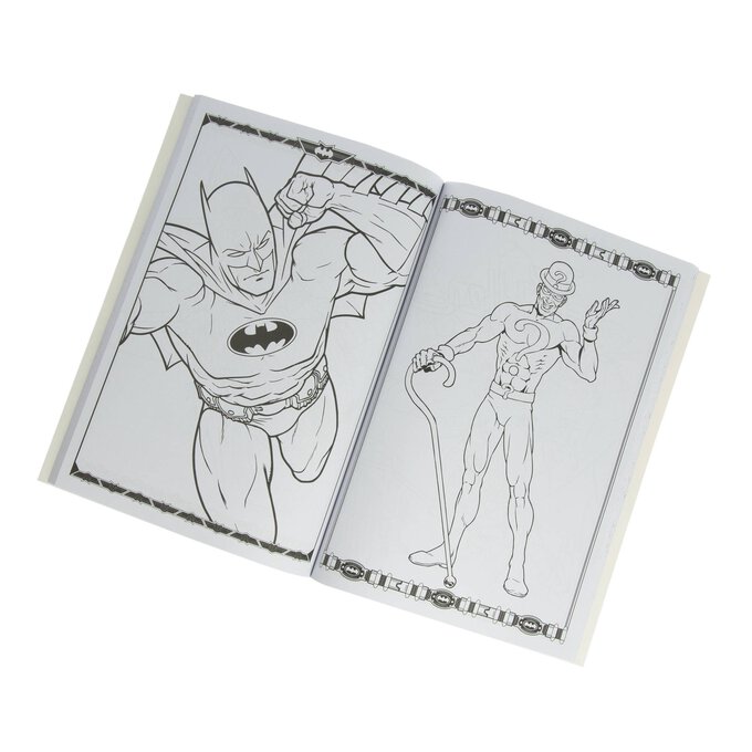 Batman Coloring Book and Drawing Book with Mask and Stickers