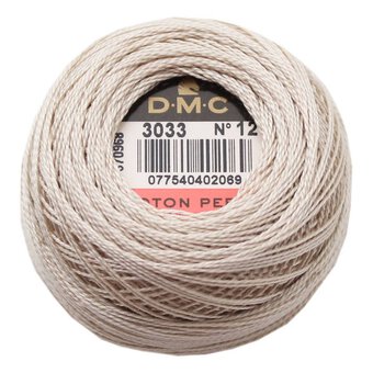 DMC Cream Pearl Cotton Thread on a Ball 120m (3033)