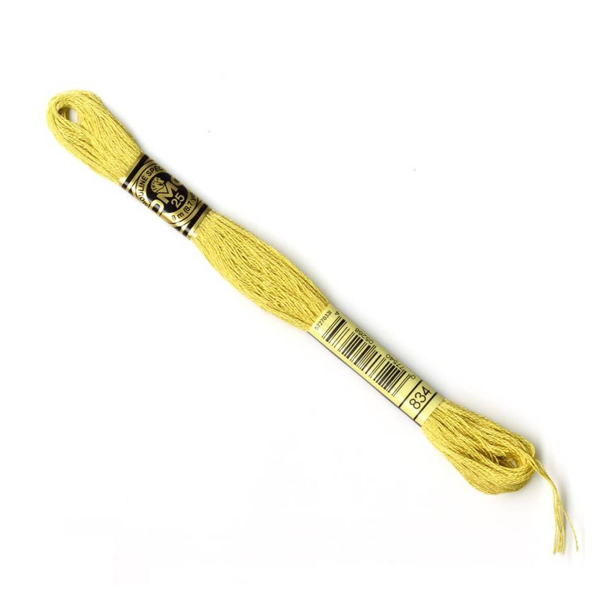 DMC Yellow Mouline Special 25 Cotton Thread 8m (834) | Hobbycraft