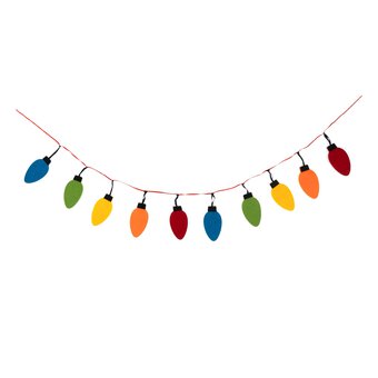 Fairy Light Felt Bunting 1.2m