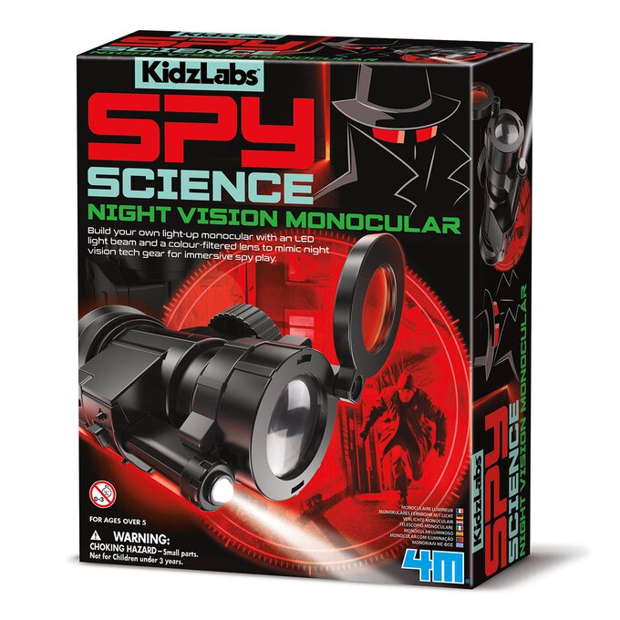 KidzLabs Spy Science Night Vision Monocular image number 1